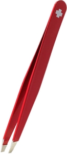 Rubis Pinzette Inox Schweizerkreuz schräg