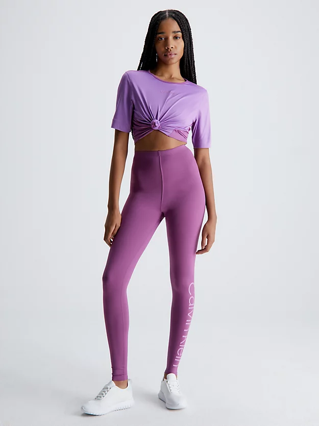 Calça legging de ginástica com bolso