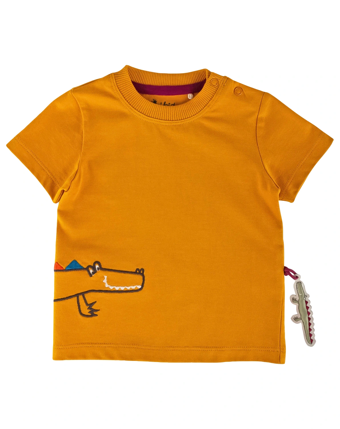 T-Shirt B - WILD CROCODILE in gelb