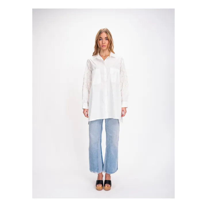 Virginie de Vinster Blouse Oceane | Blanc
