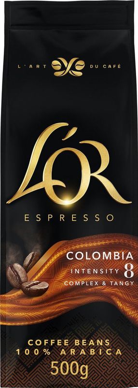 L'OR Espresso - Origins Colombia - Koffiebonen - 4 x 500 gram - Intensiteit 8/12