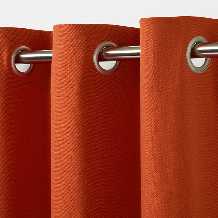 Rideau GoodHome Taowa orange l.140 x H.260 cm