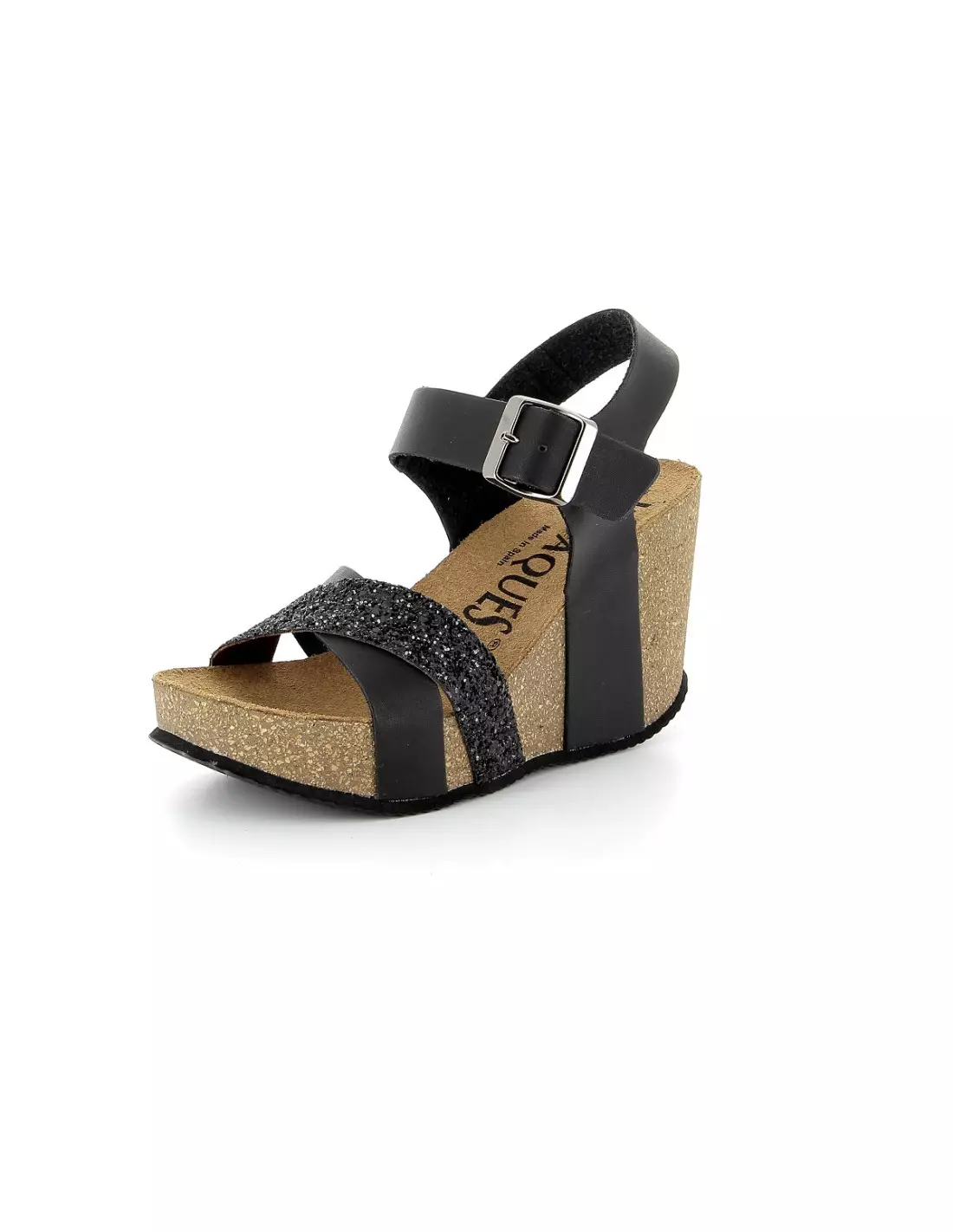 K DAQUES TALABRE - Sandales & nu-pieds Noirpaillette