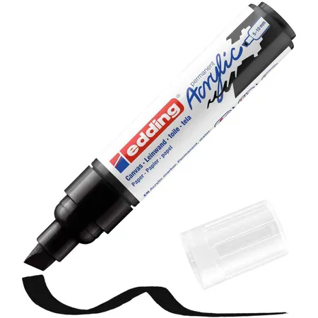 edding 5000 Acrylmarker breit - schwarz