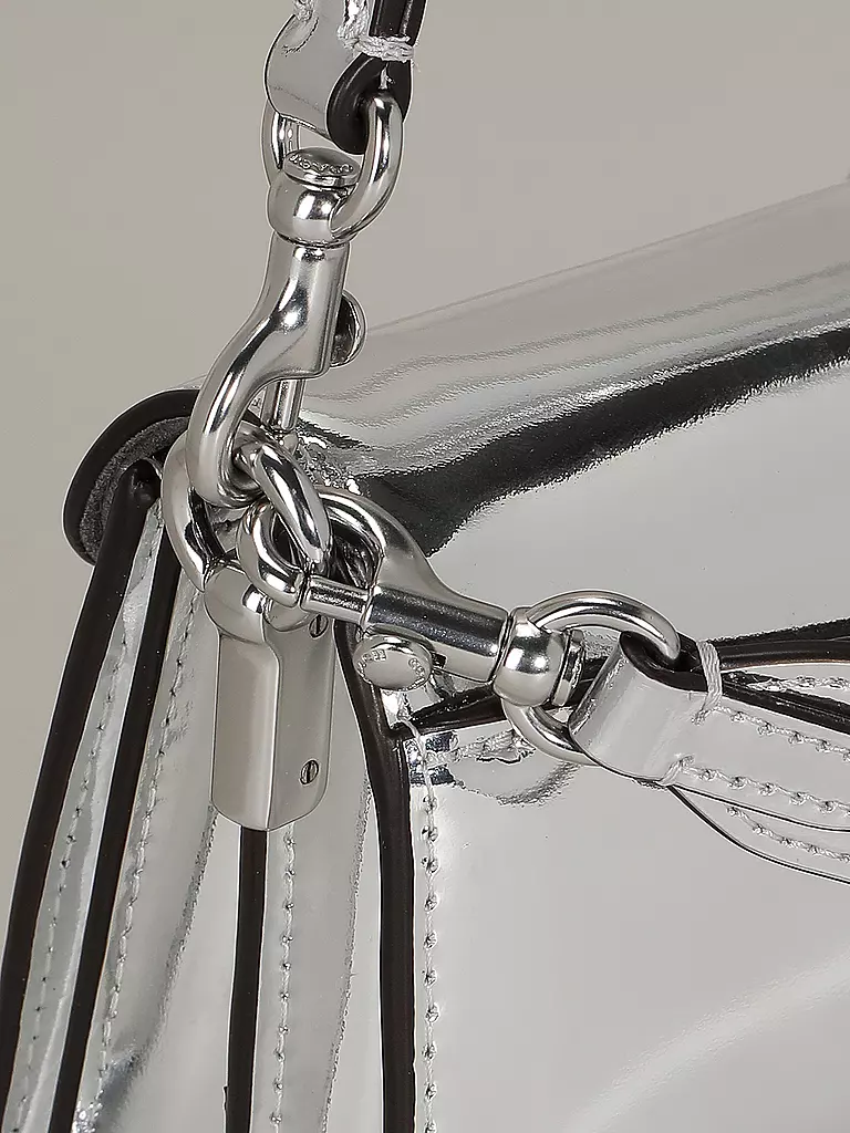 COACH Ledertasche - Mini Bag TABBY  silber