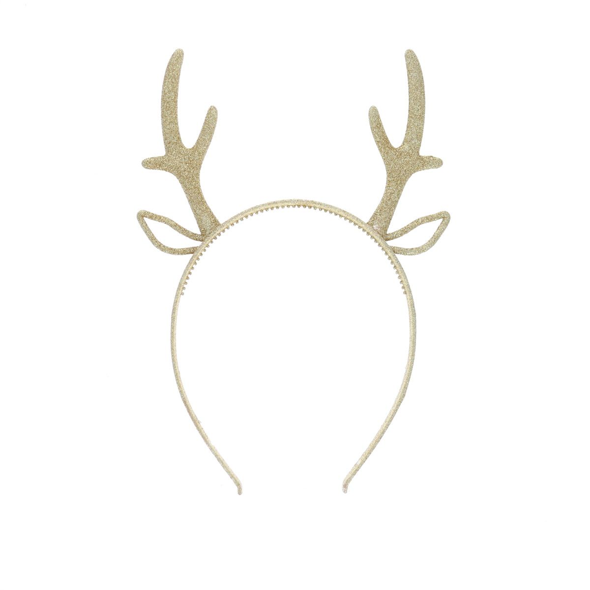 Serre tête cerf paillettes dorées Roodoudou