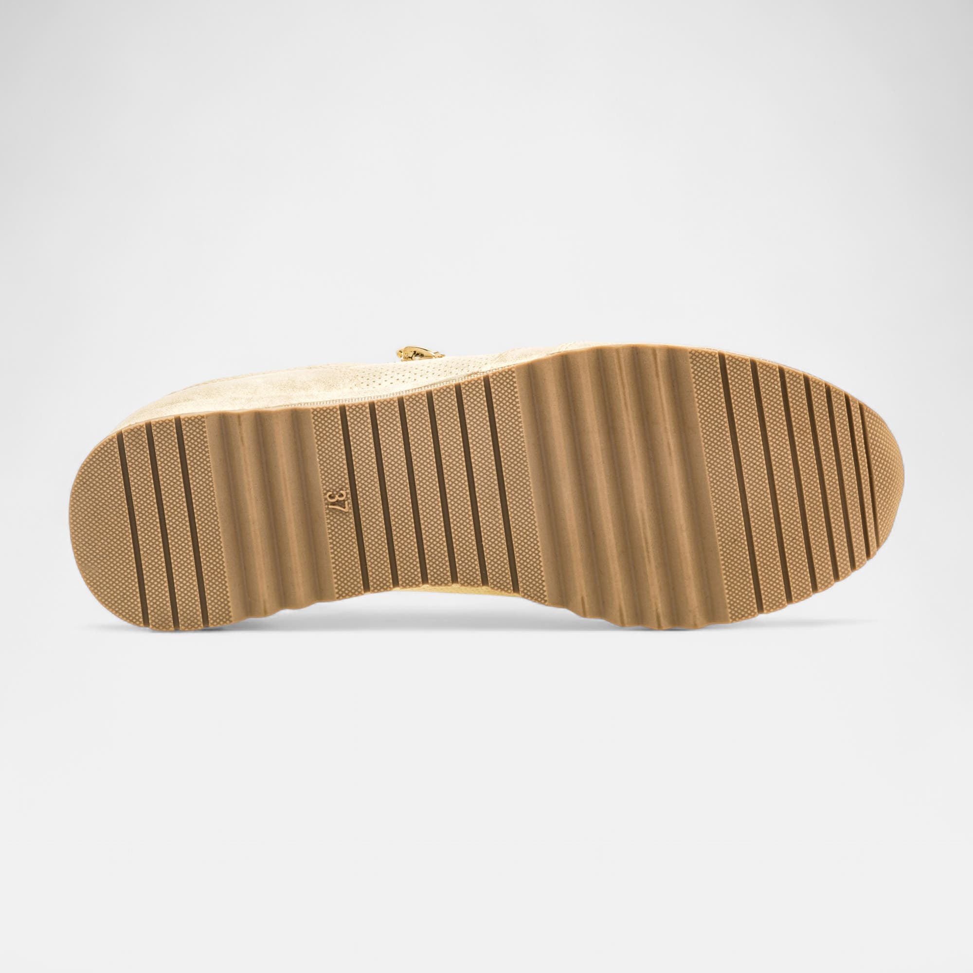 Baskets basses Femme or