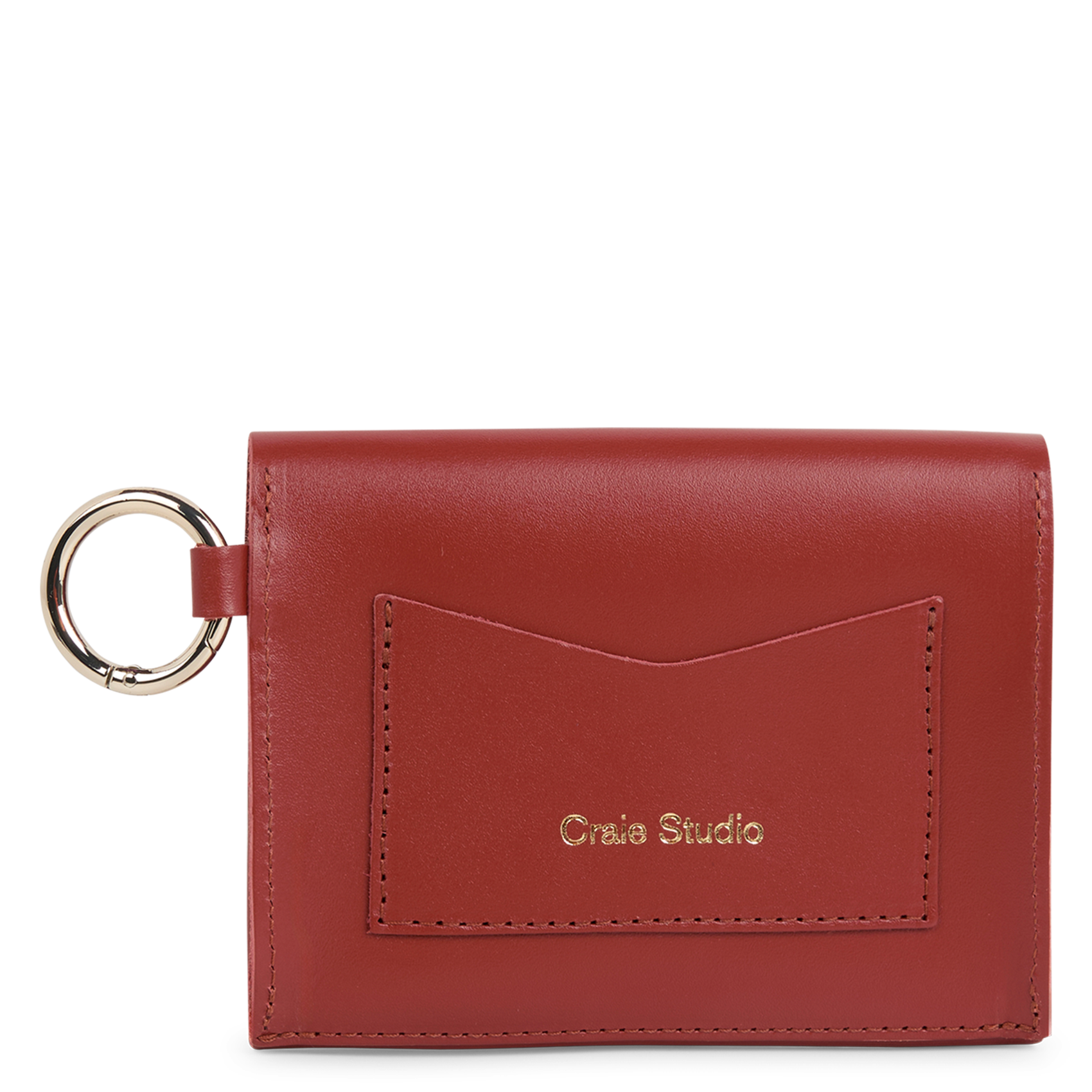 POCHI - Pochette en cuir de vachette | Rouge