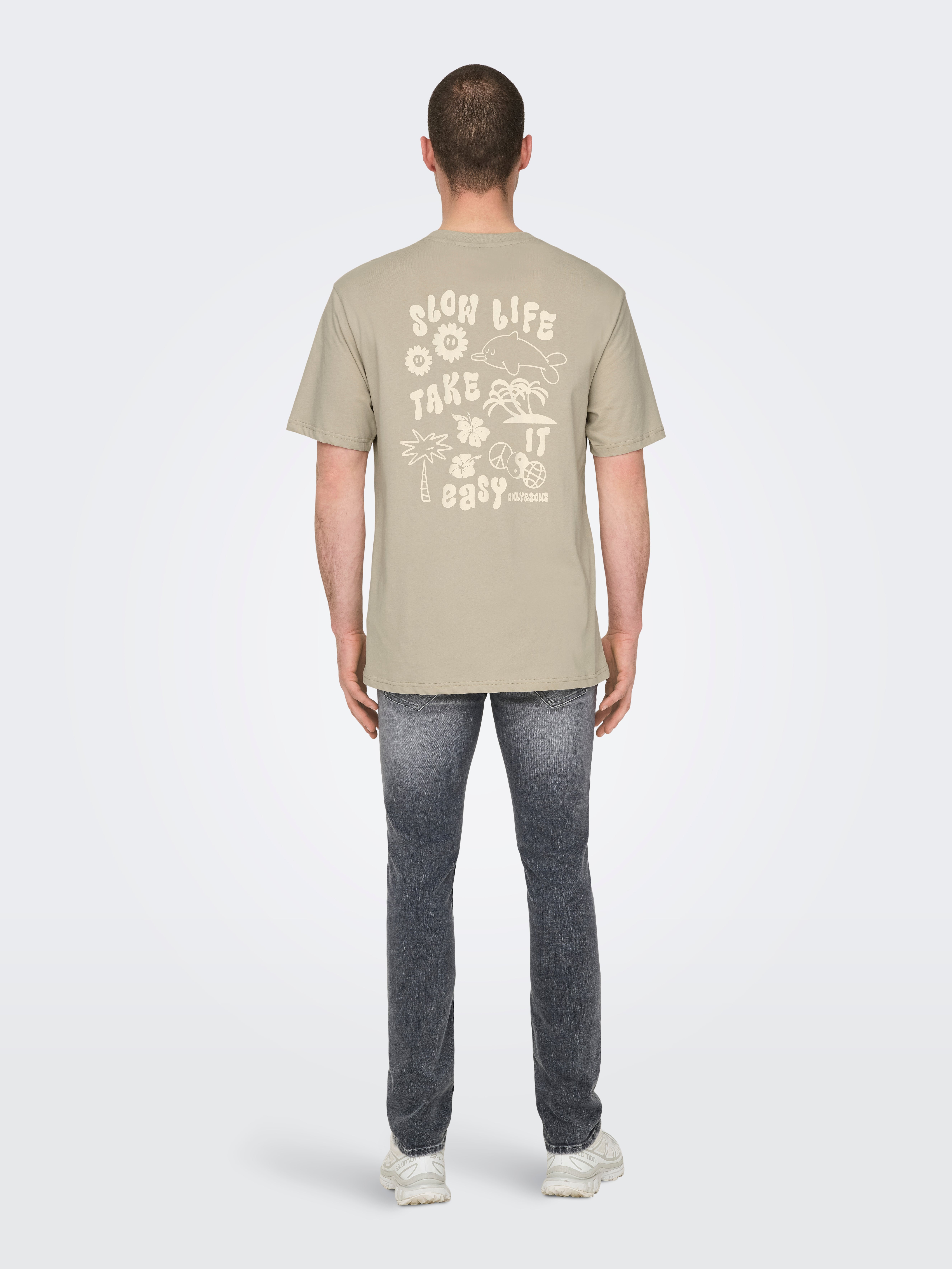 ONSMACE T-shirt Silver Lining