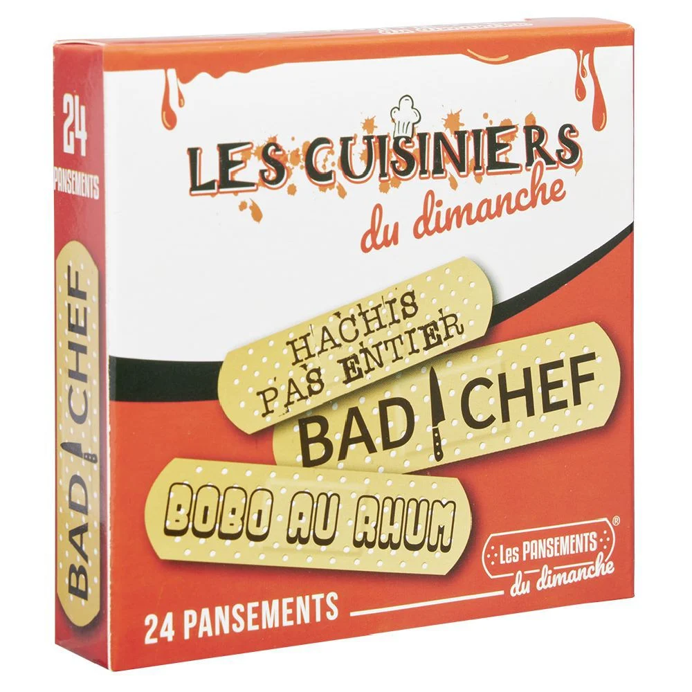 Pansement humoristique Cuisinier x24