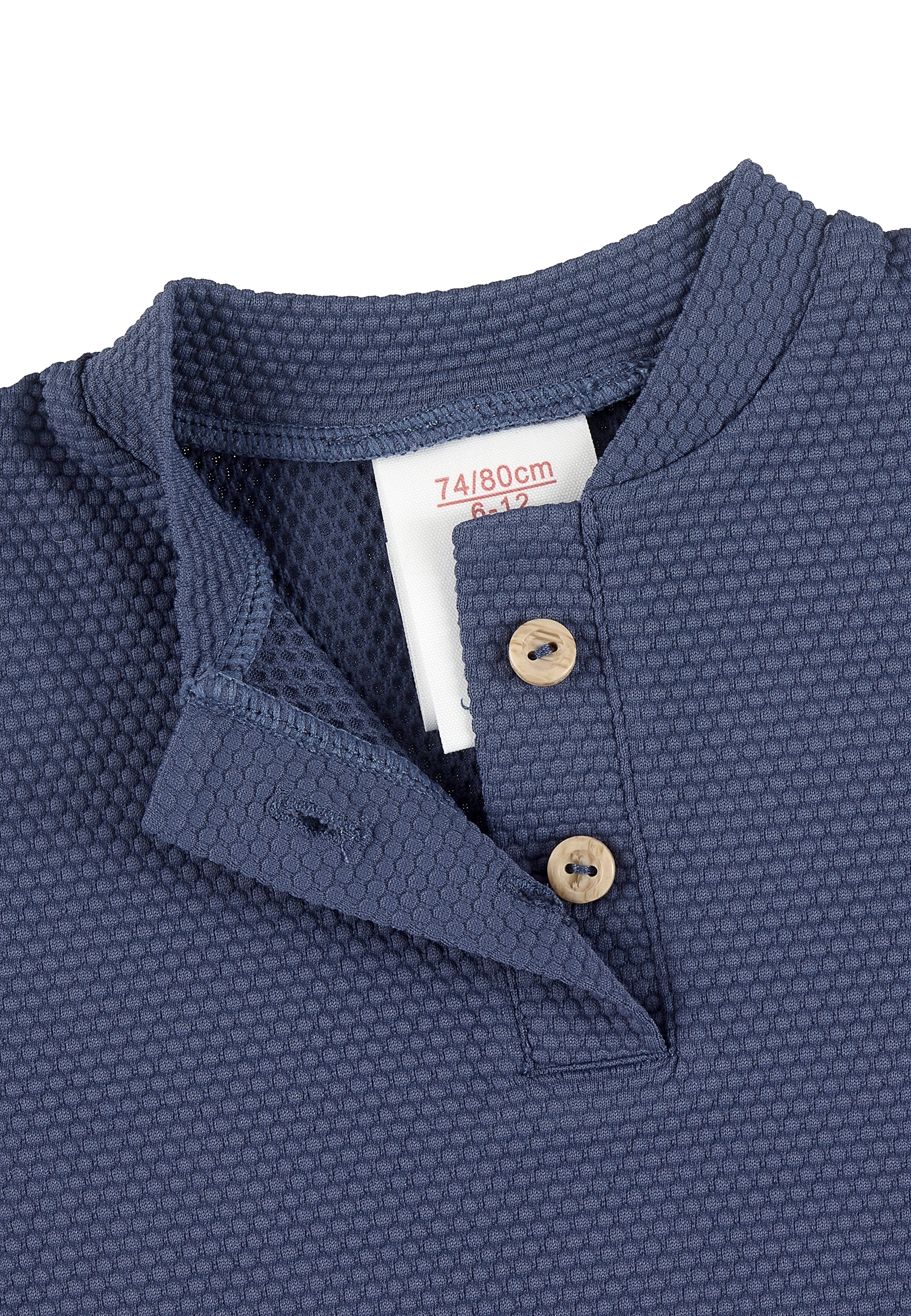 Badeshirt STRUKTUR in blau