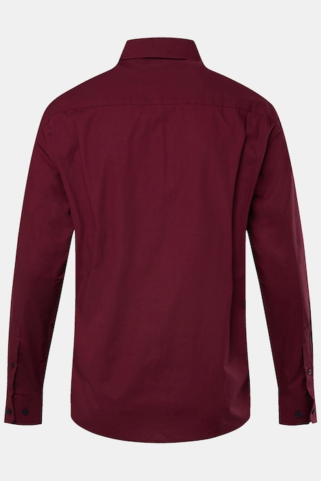 Men+ Hemd, Langarm, Kentkragen, Brustprint, Comfort Fit, bis 8 XL
