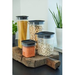 Boîte de conservation pour aliments secs Hamburg, carrée