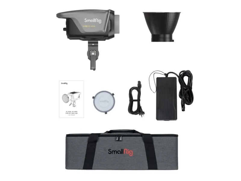 SmallRig RC 450B COB LED Video Light, 499,8 W, LED, Varm hvid, 2700 K, 6500 K, Sort