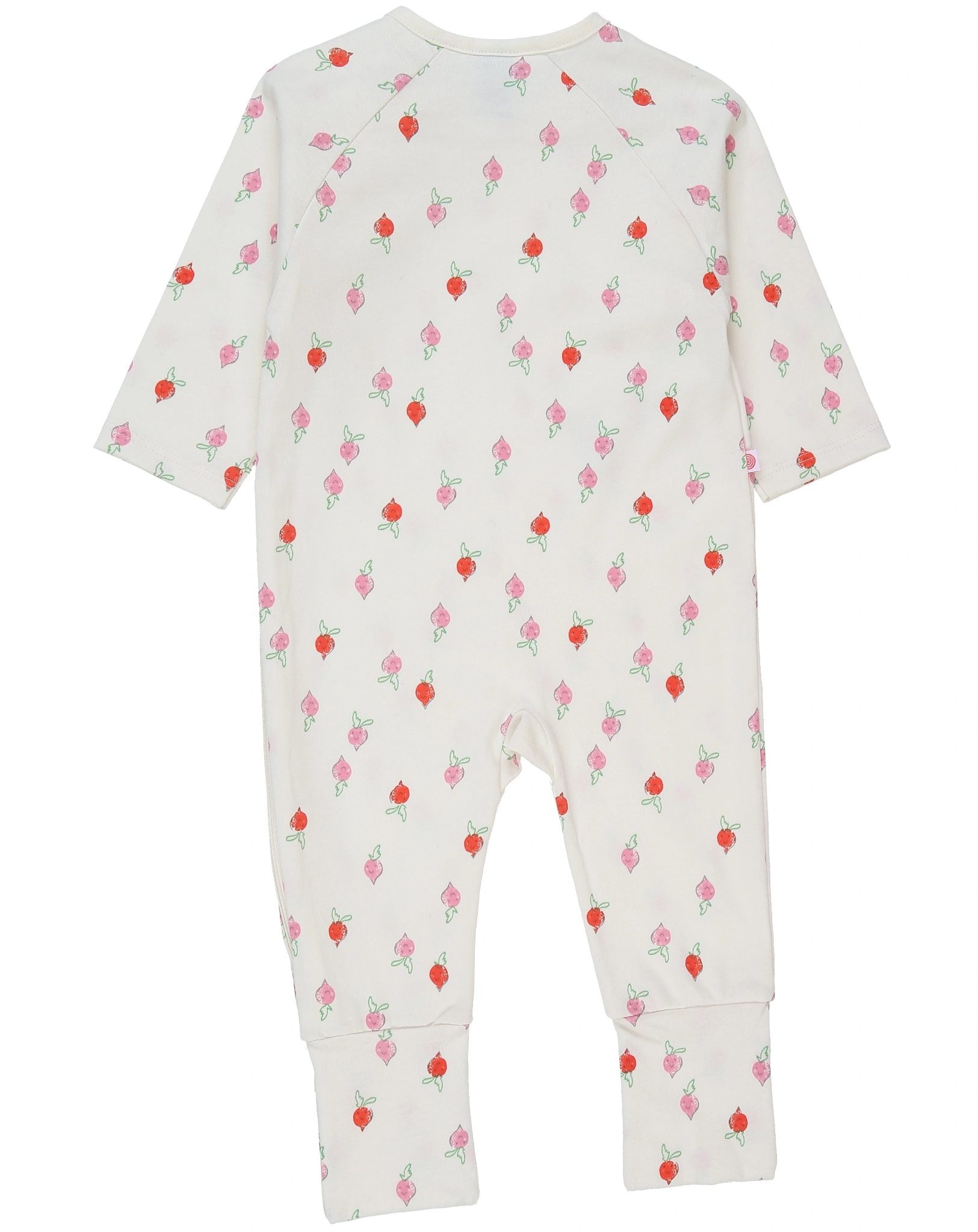 Langarm-Strampler LET'S GROW TOGETHER in beige