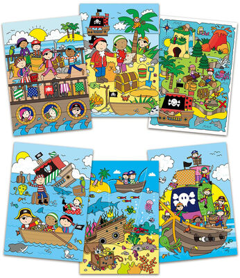 Galt Water Magic Pirate Fargeleggingsbok