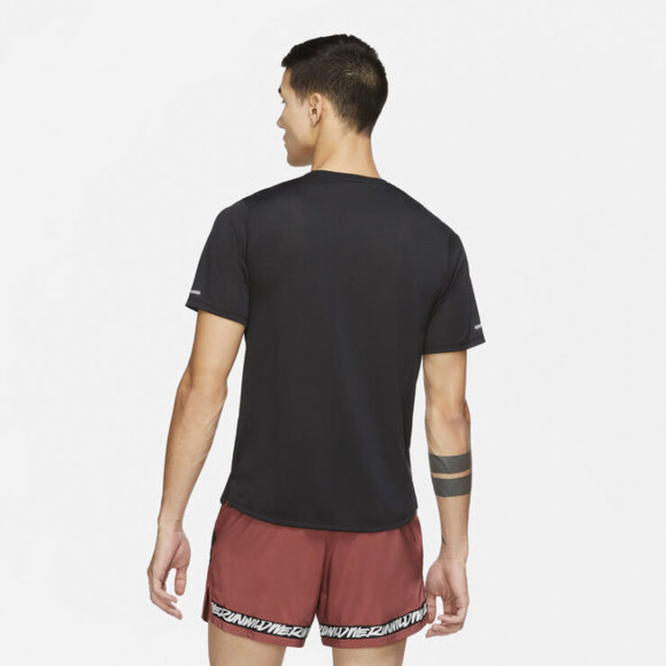 Nike Dri-FIT Miler Wild Run T-shirt Sort
