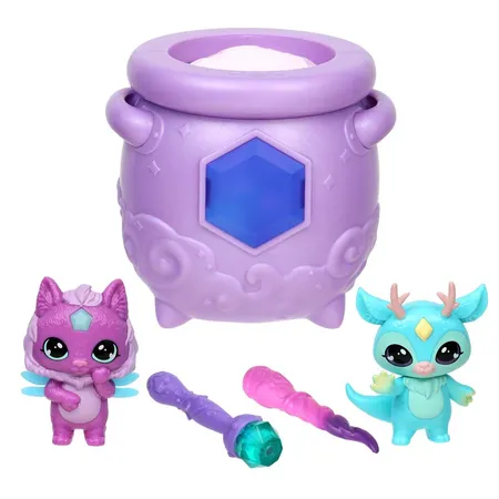 Magic Mixies Mixlings – magischer Kessel mit 2 Figuren, 1 Packung, sortiert