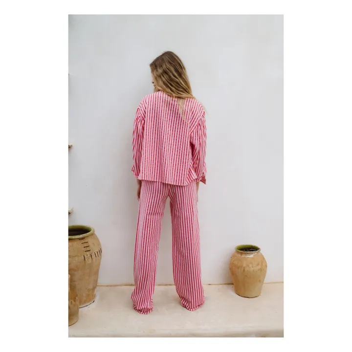 JoSephine Pantalon Bellini Rayures | Rouge