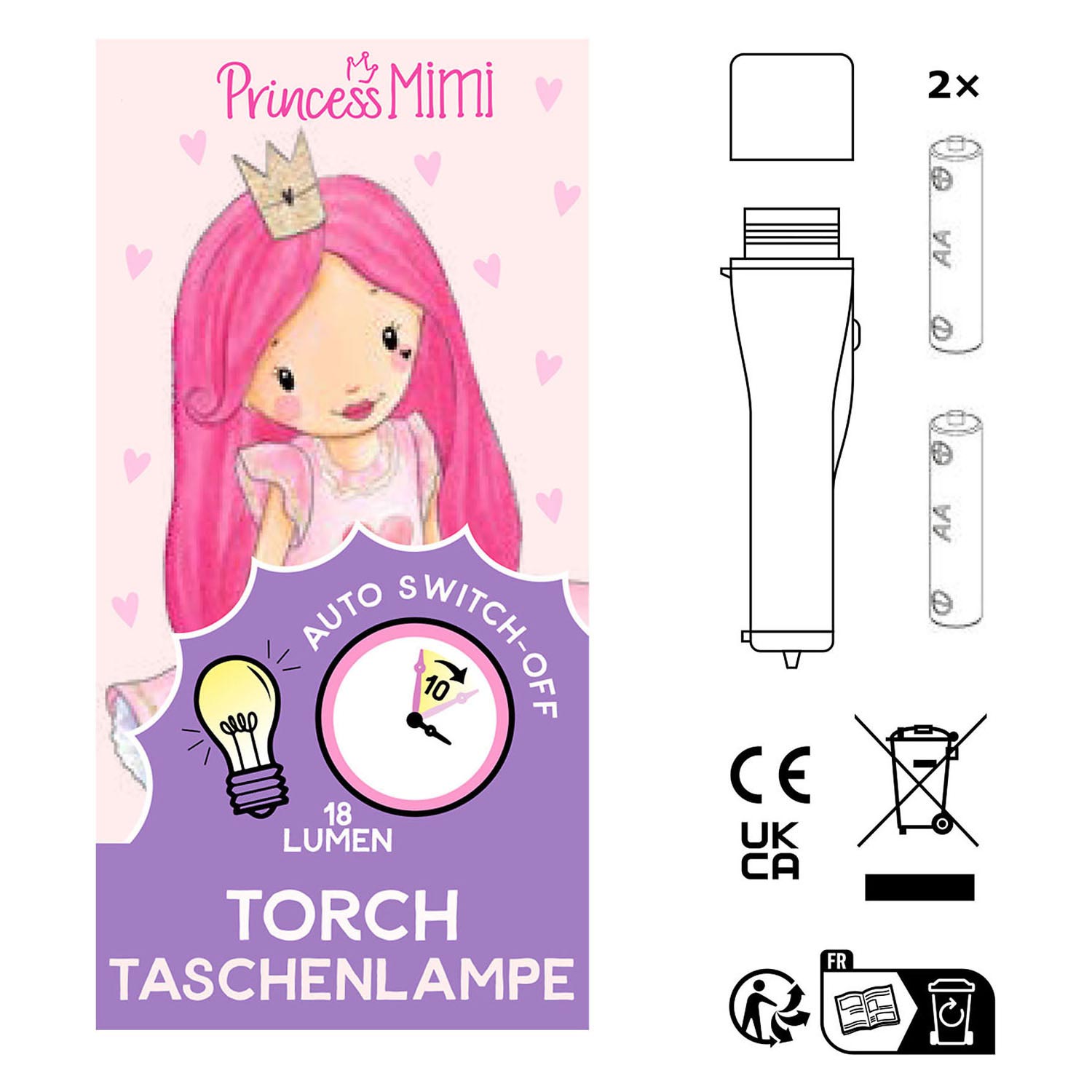 Princess Mimi Zaklantaarn Met Timer