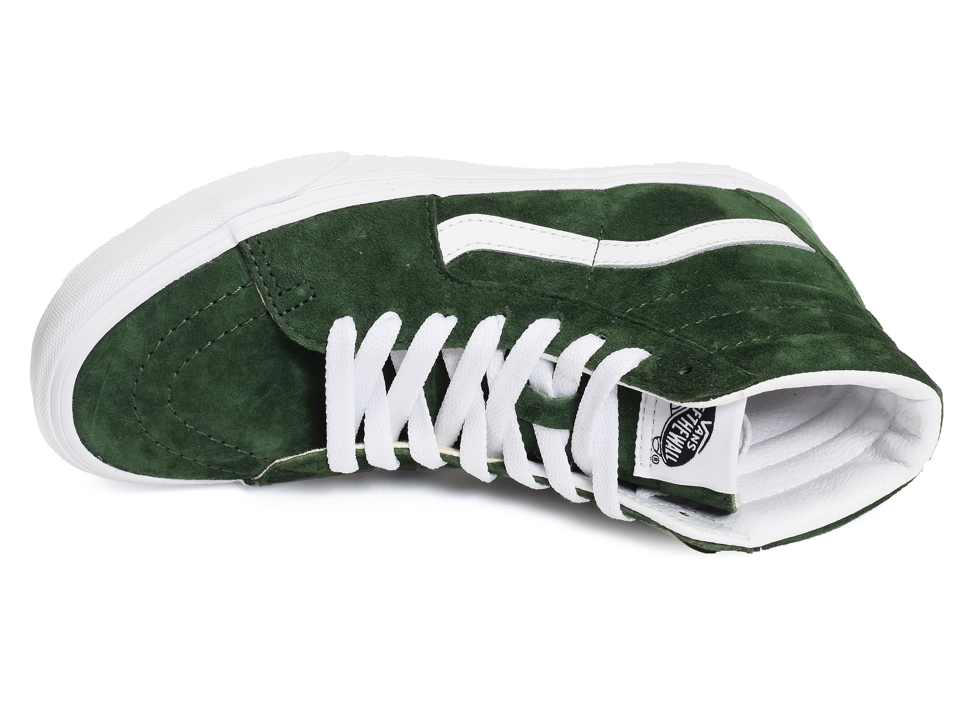 Ua sk8 hi vert blanc