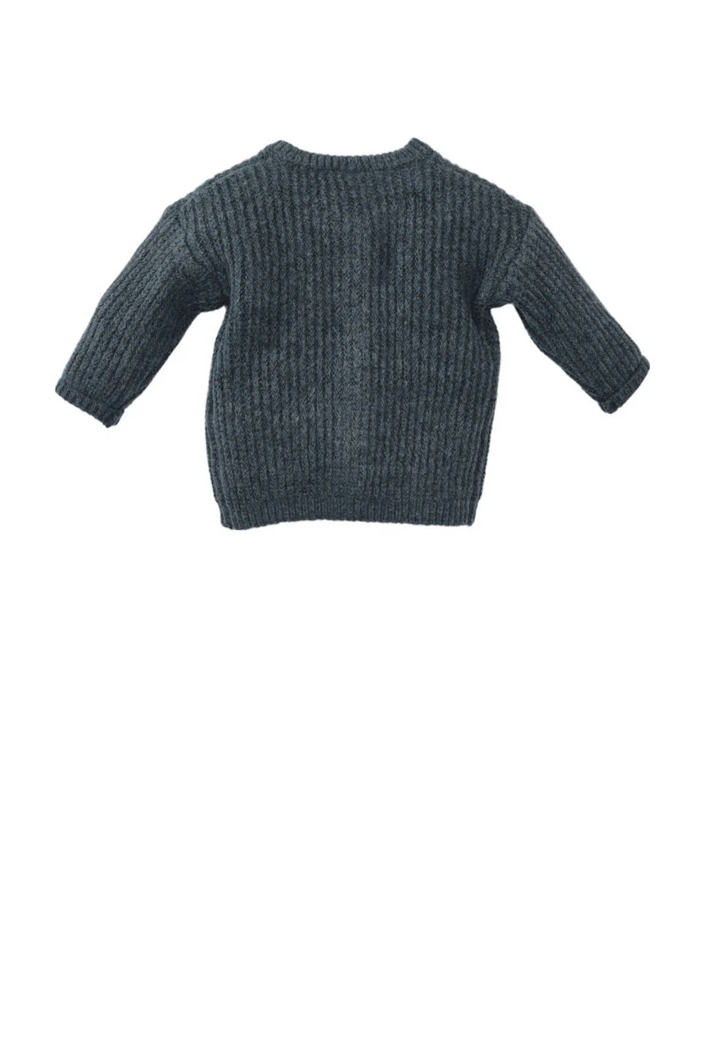 Z8 newborn gebreid vest Mert grijs