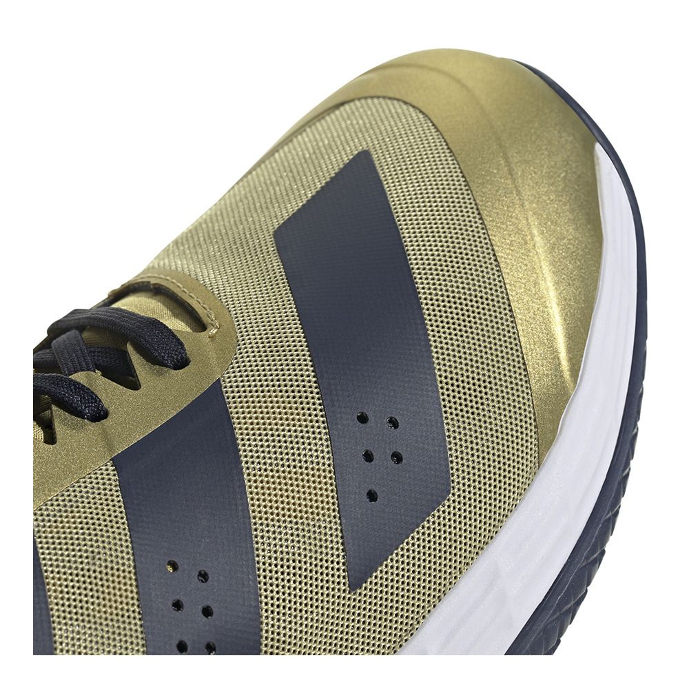 Adidas Performance ADIZERO FASTCOURT - Chaussures volleyball Homme gold/navy/white