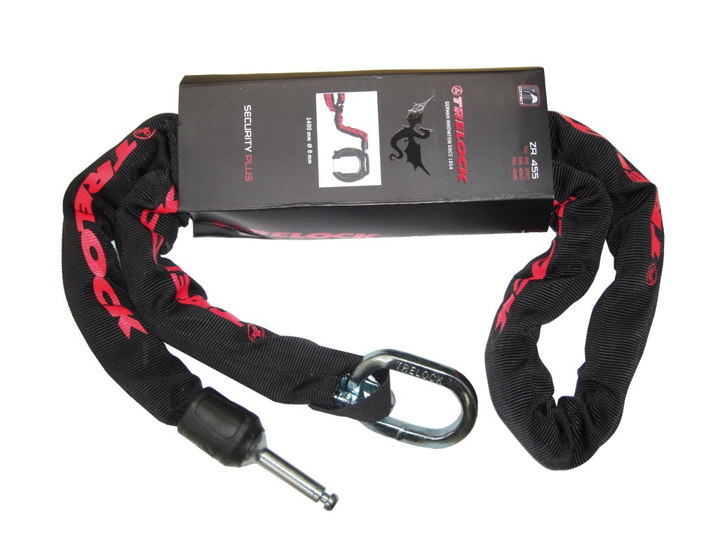 Trelock ZR 455 Plug-in Til Lås Rød 140 cm