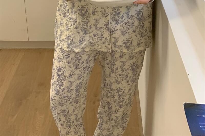 Tanee - Bijpassende pyjamaset met bloemenprint voor koppels