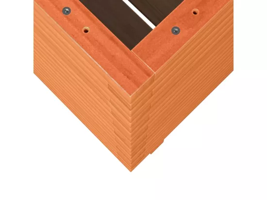Jardinière bac lit surélevé bois marron 60 x 60 x 72 cm 02_0038477