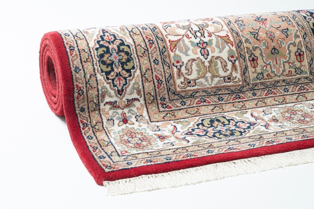 my home Orientteppich »BB Oriantal 1« rechteckig 12 mm Höhe reine Wolle, handgeknüpft, orientalisches Design, mit Fransen