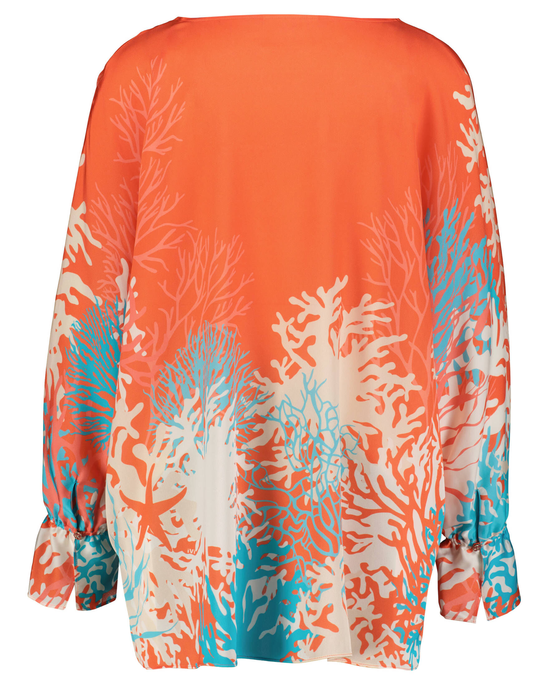 IVI Collection| Damen Tunika CORAL REEF mit Seide