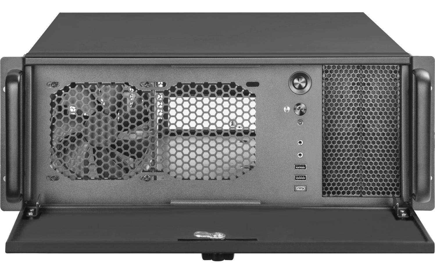 Gehäuse RM42-502<br>4U Rackmount-Servergehäuse mit Flüssigkeitskühlungskompatibilität