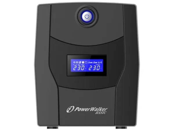 PowerWalker Basic VI 1500 STL FR - UPS - AC 162 - 290 V - 900 Watt - 1500 VA - 7.2 At - USB - output-stikforbindelser: 4
