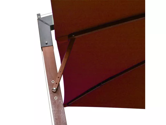 Parasol suspendu avec mât bois marron 02_0008722
