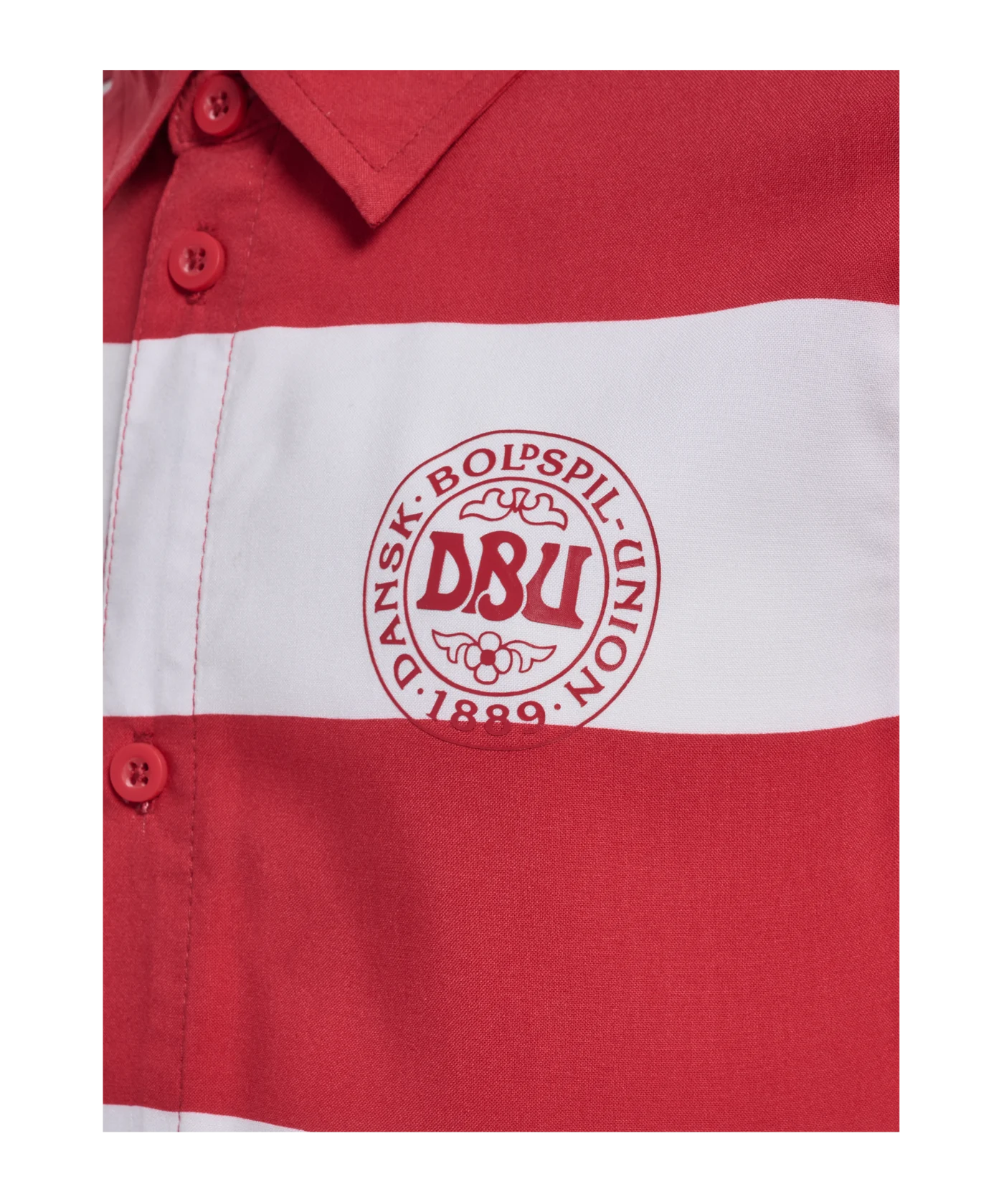 Hummel Dänemark Fanshirt Kids Rot Weiss F3681