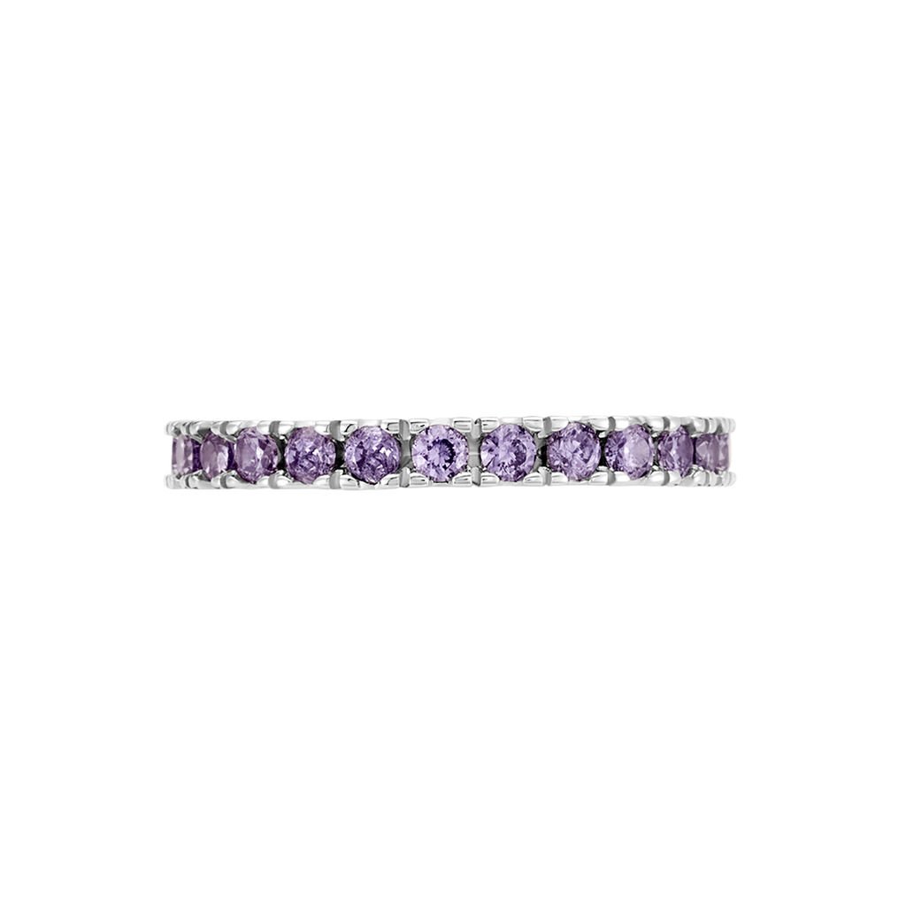 Bague Rio Argent Blanc Oxyde De Zirconium