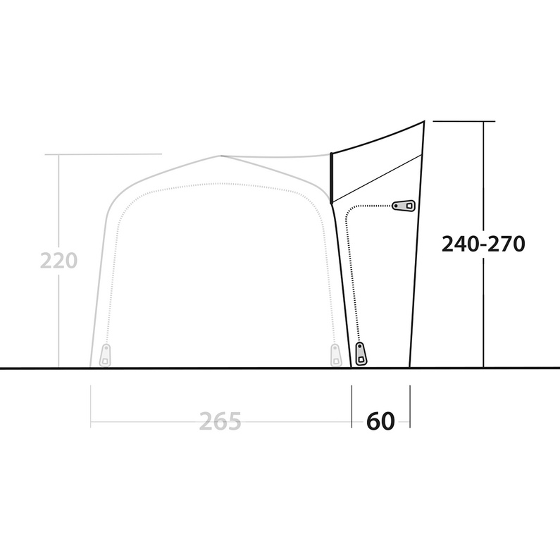 Outwell Tall Connection Crossville 250SA