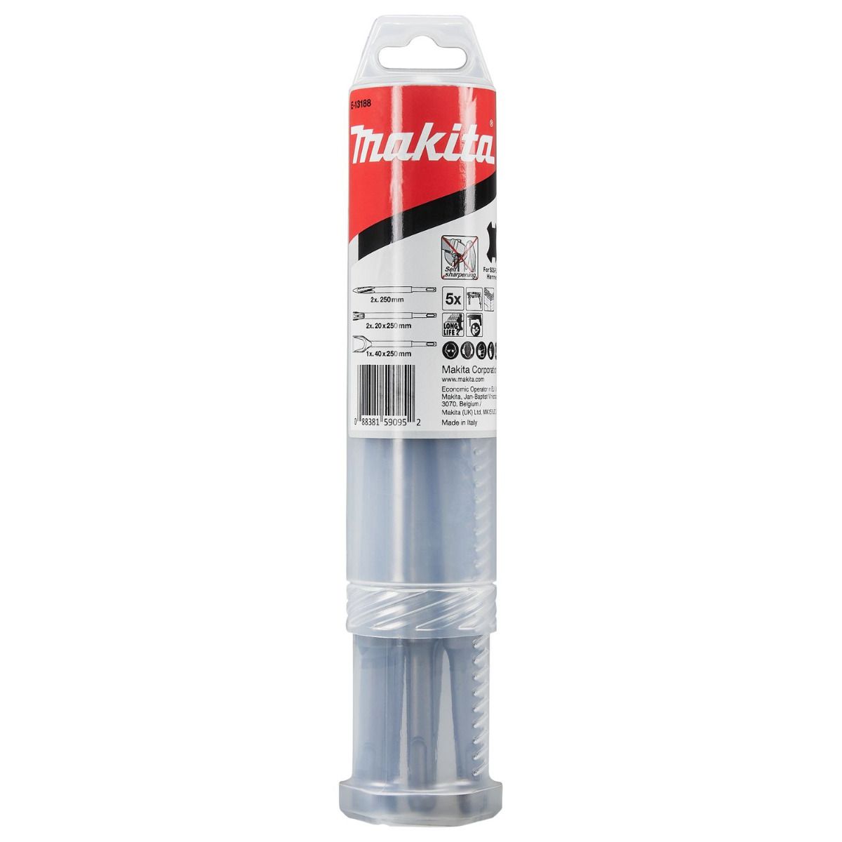 Makita E-13188 Beitelset SDS-Plus 5-delig
