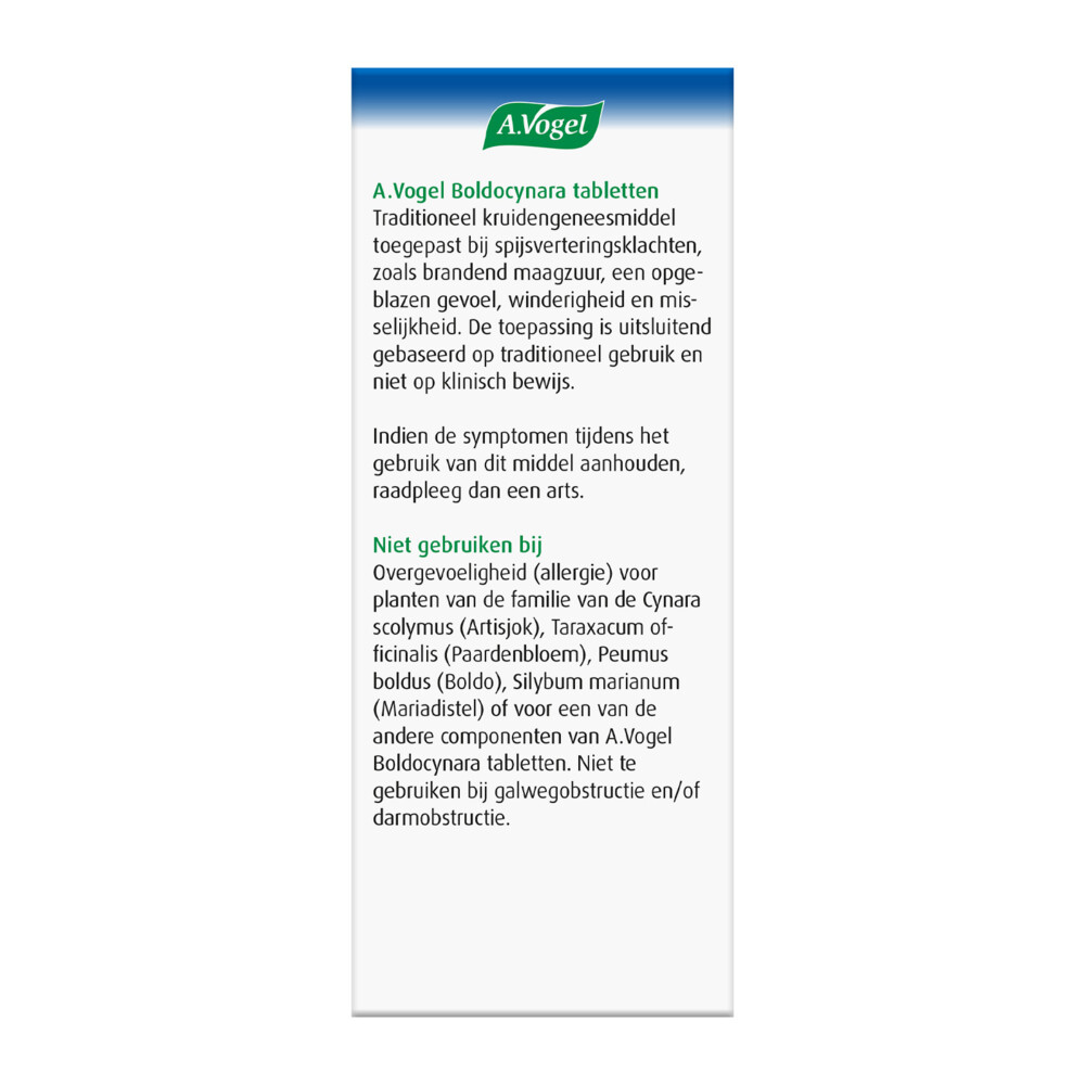 A.Vogel Boldocynara 80 tabletten