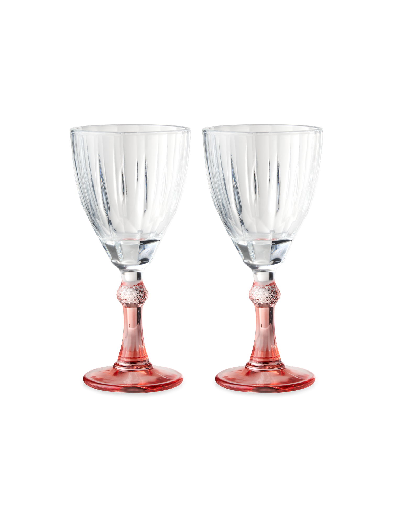 Vinglas | Glas. Ø8 x 17,6 cm. | Coral