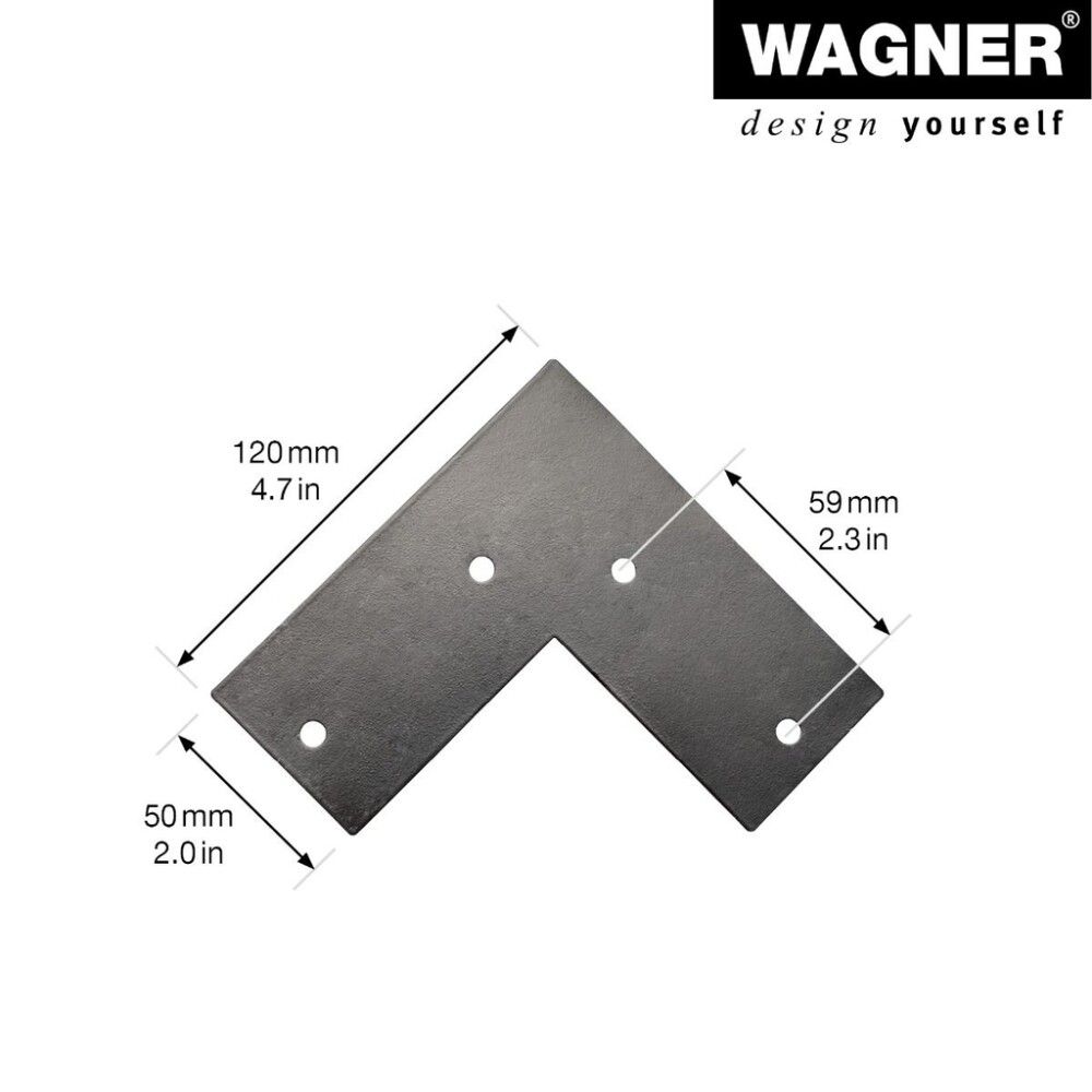 MØBELBEN WAGNER HAIRPIN 400MM SVART