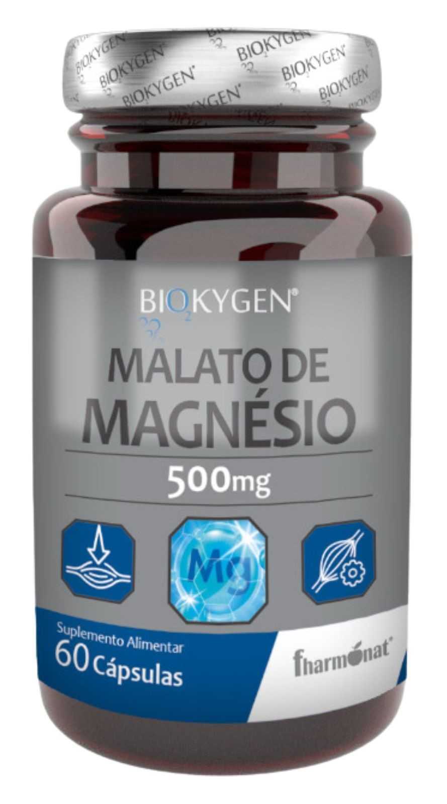 Biokygen Malato de Magnésio 60 cápsulas