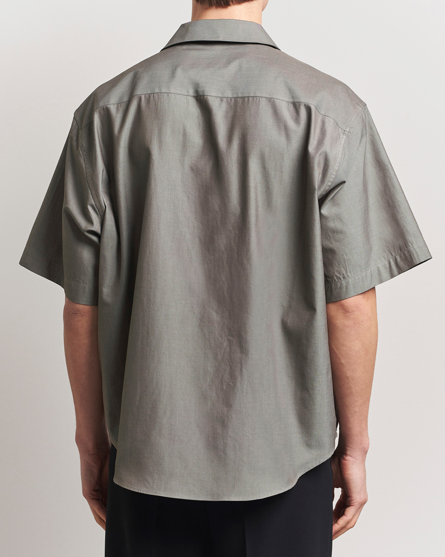 AMI Short Sleeve Boxy Shirt Smoke Grey