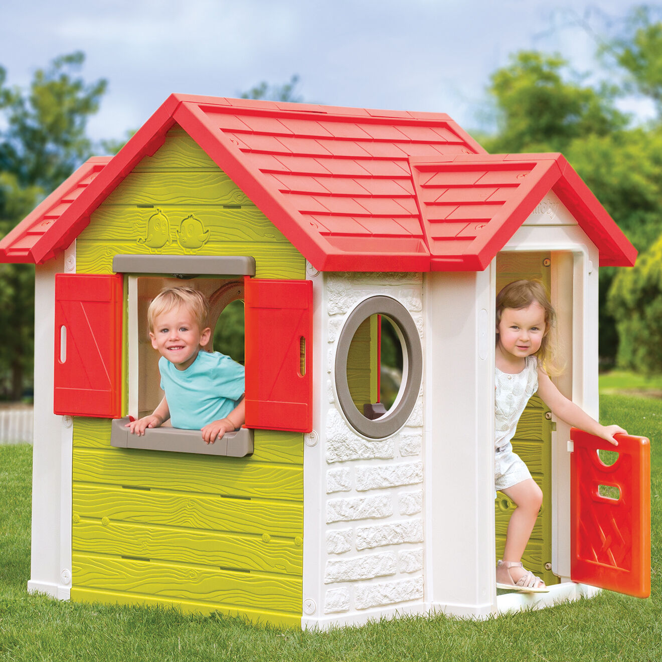 Smoby Maison My Neo House beige - 118x132x135 cm