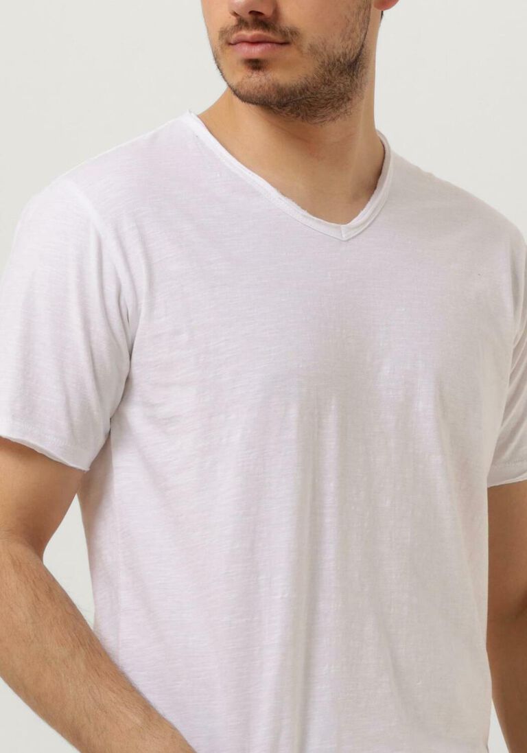 DSTREZZED witte dstrezzed t-shirt steward slub jersey