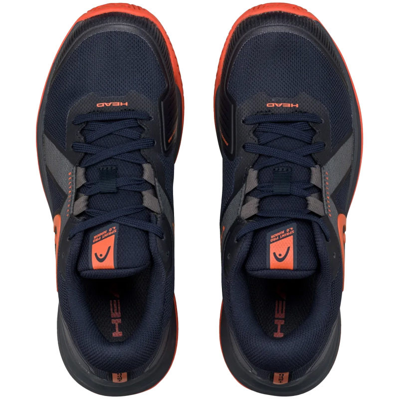 Head Sprint Pro 4.0 junior - Chaussures tennis enfant noir et rouge