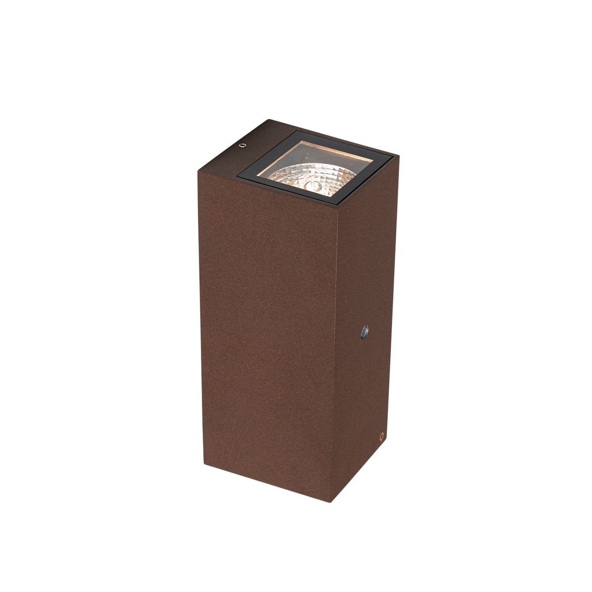 Wandlamp roestbruin 2-lichts AR70 IP44 met schemersensor - Baleno