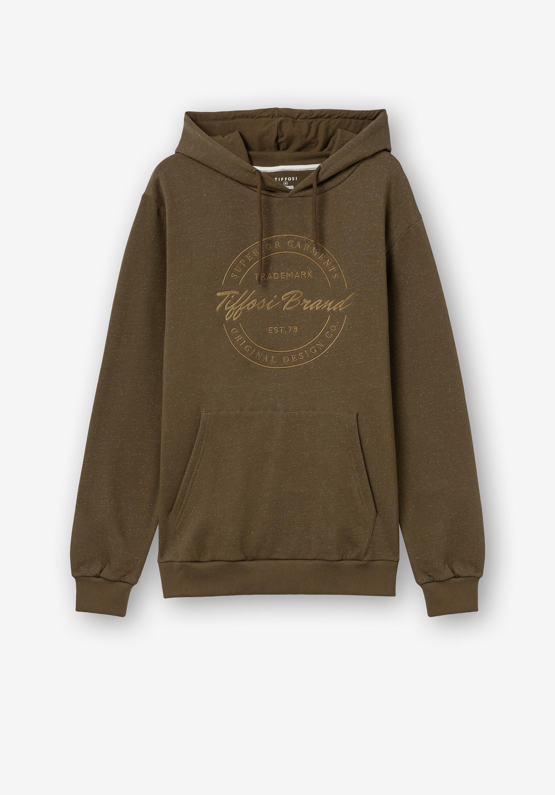 Hoodie com Bordado Frontal
