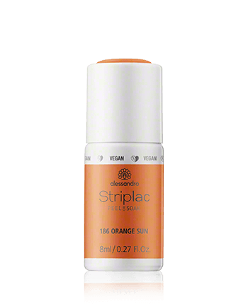 Alessandro Striplac Peel or Soak 186 Orange Sun 8ml